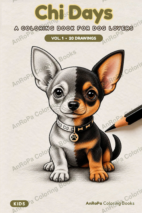 Chi Days Vol. 1, portada con un chihuahua